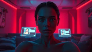 Engaging AI interaction with sex AI technology in a modern setting