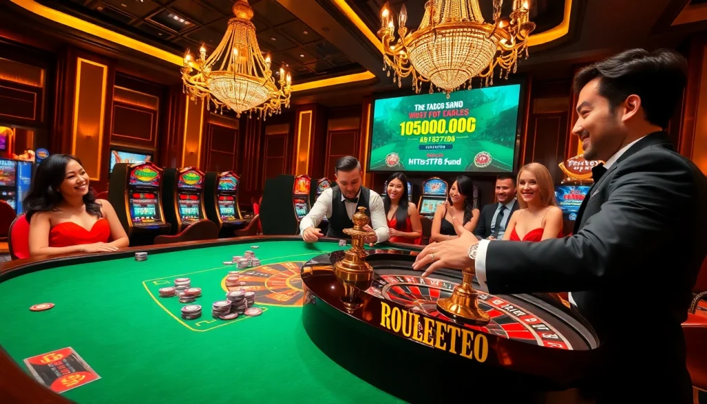 Experience the thrill of roulette at https://tt88.fund/, with excited players and vibrant casino ambiance.