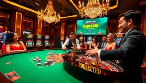 Experience the thrill of roulette at https://tt88.fund/, with excited players and vibrant casino ambiance.