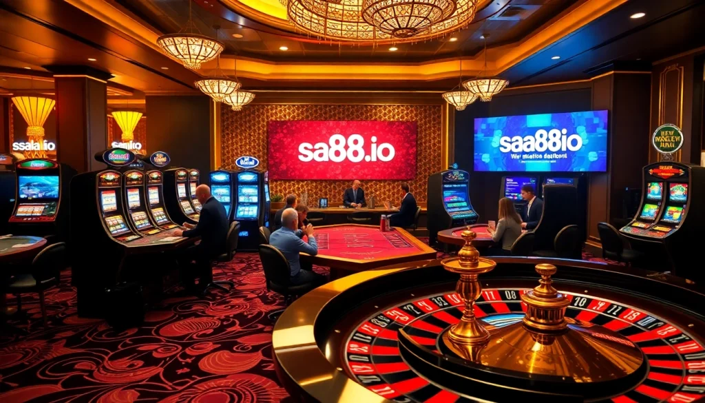 Experience the thrill of casino gaming at s88a.io with dynamic tables and vibrant atmosphere.