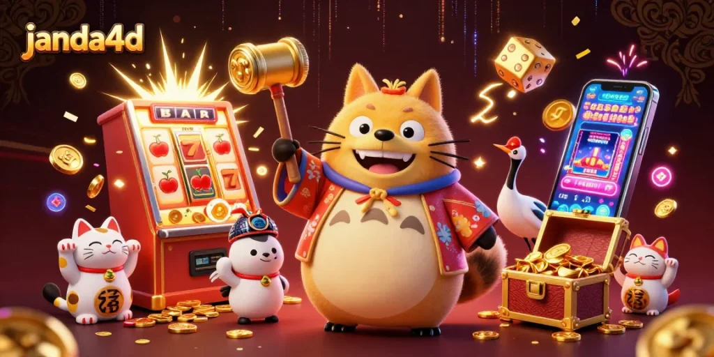 Janda4d menawarkan keseruan dengan slot mesin dan palu keberuntungan, raih kemenangan besar!