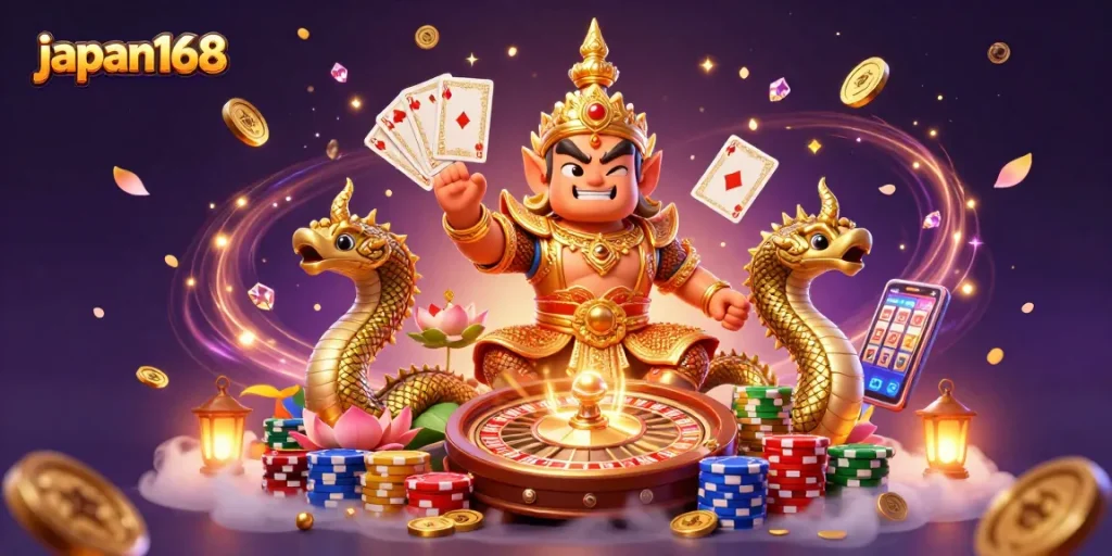Experience winning with japan168 in a vibrant casino scene filled with excitement.